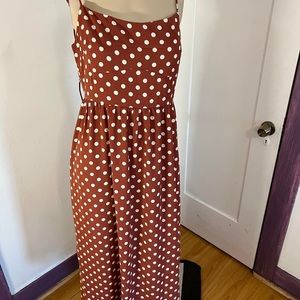 Summer dress polka dot design 
Size Medium